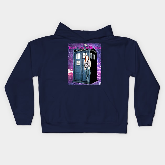 Take Me With You Kids Hoodie by RabbitWithFangs